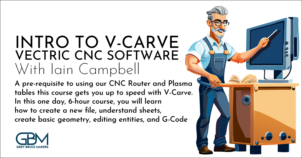 Event image Intro to V-Carve with Iain Campbe